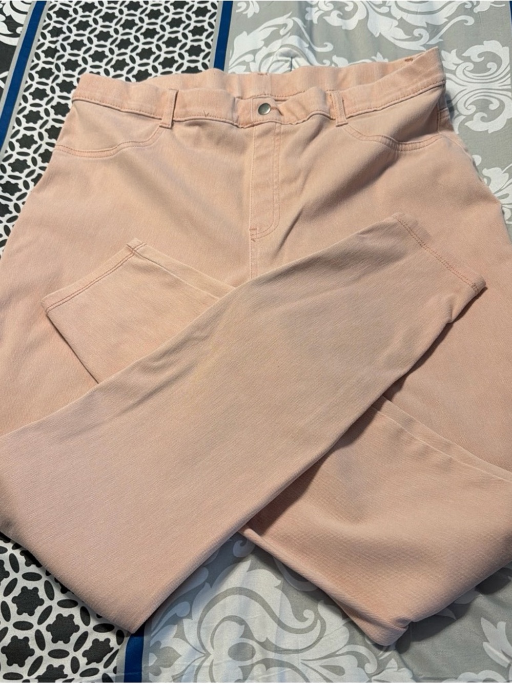 Casual Stretch Pants - Soft Light Pink